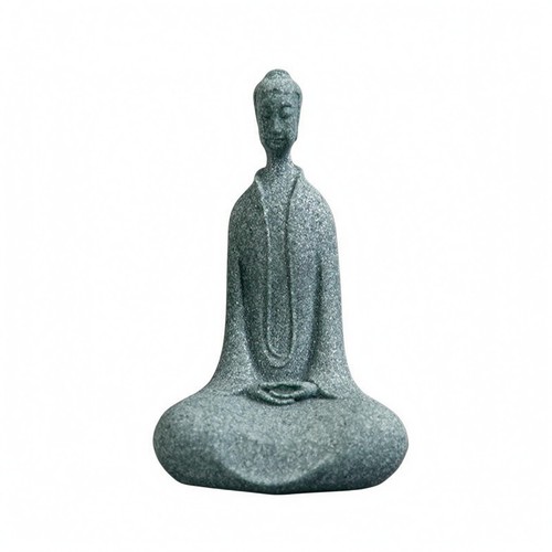 Sandstein buddhafigur grün - sandstein-buddhafigur,