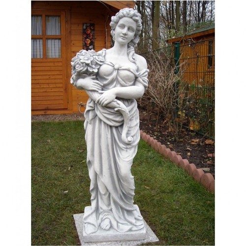 Frau mit blumenstrauss - mit, figur
