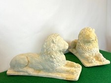 Paar liegender Löwen, barocke