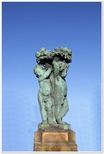 Bronze Kandelaber Sockel