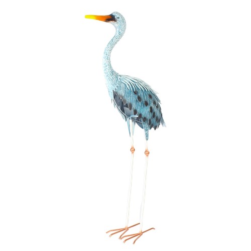 Reiherfigur aus eisen - reiherfigur,